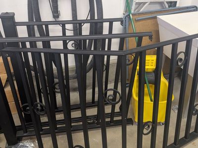 Steel railings
