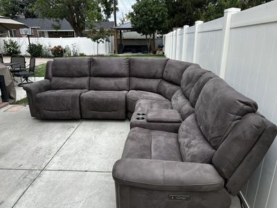 Carlin Fabric Power Reclining Sectional