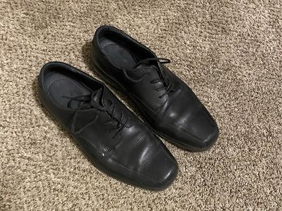 Black Dress Shoes. Hush Puppies.