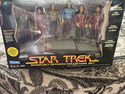 Playmates Classic Star Trek Starfleet Officers Collector's Set Action Figures #6190