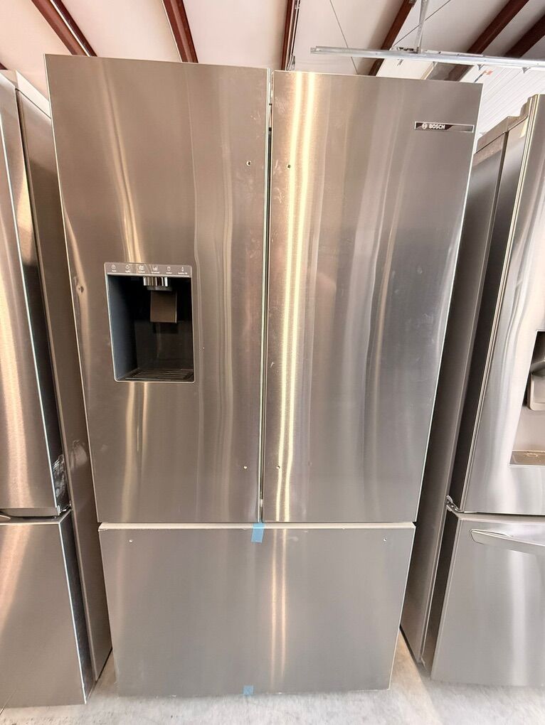 NEW OPEN BOX Bosch 26 cu. ft. French Door Fridge!
