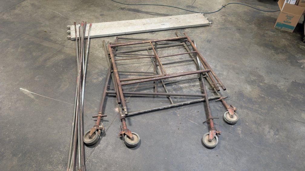 Scaffold Scaffolding Construction Ladder Platform Catwalk