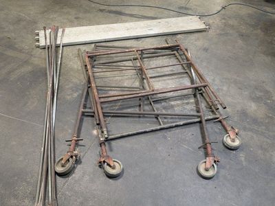 Scaffold Scaffolding Construction Ladder Platform Catwalk