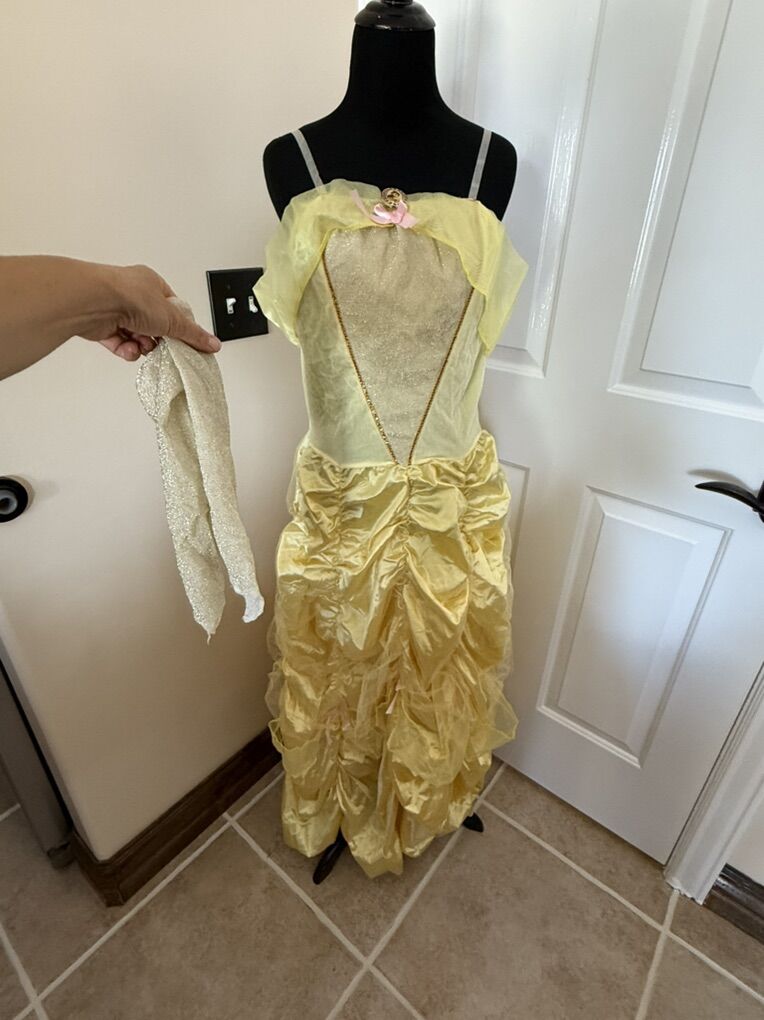 Adult Beauty And The Beast Costume Belle Size M/L
