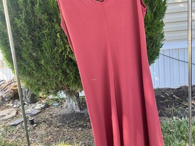 Large Red Dress