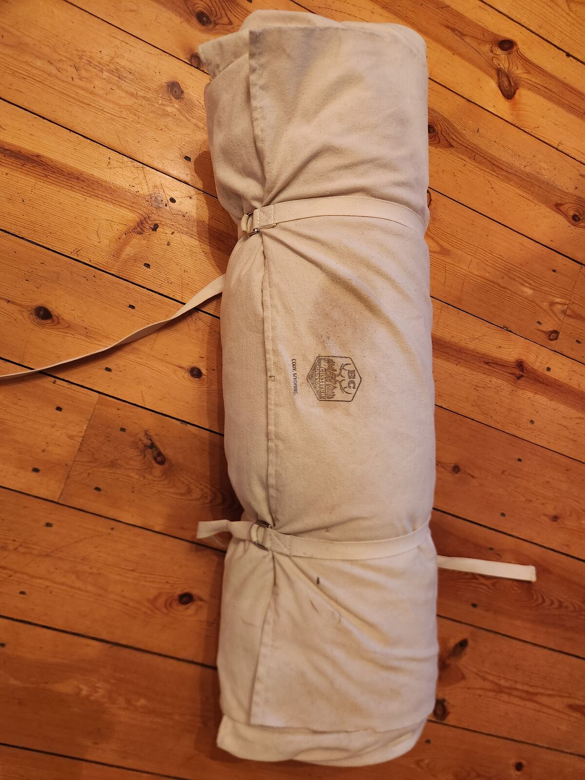 Big Sky Canvas Bed Roll w/Ridge Hibernate 10 degree sleeping bag