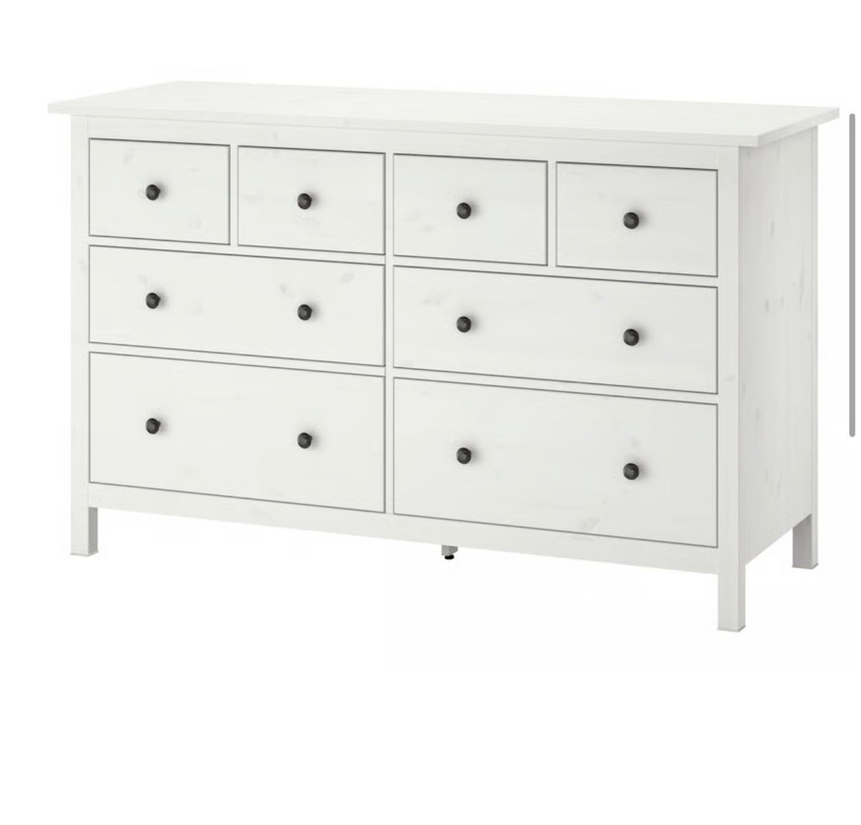 IKEA Hemnes White Stain 8-Drawer Dresser - Great Condition