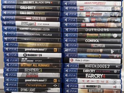 VARIOUS PS4 Games **READ DESCRIPTION**