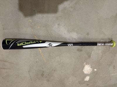 Louisville Slugger 2018 Vapor USA Baseball Bat, 30in/21oz, 1-Piece Design