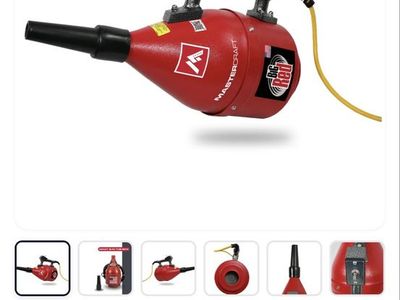 Mastercraft Big Red Air Blower Industrial Strength 2.0 HP Pump