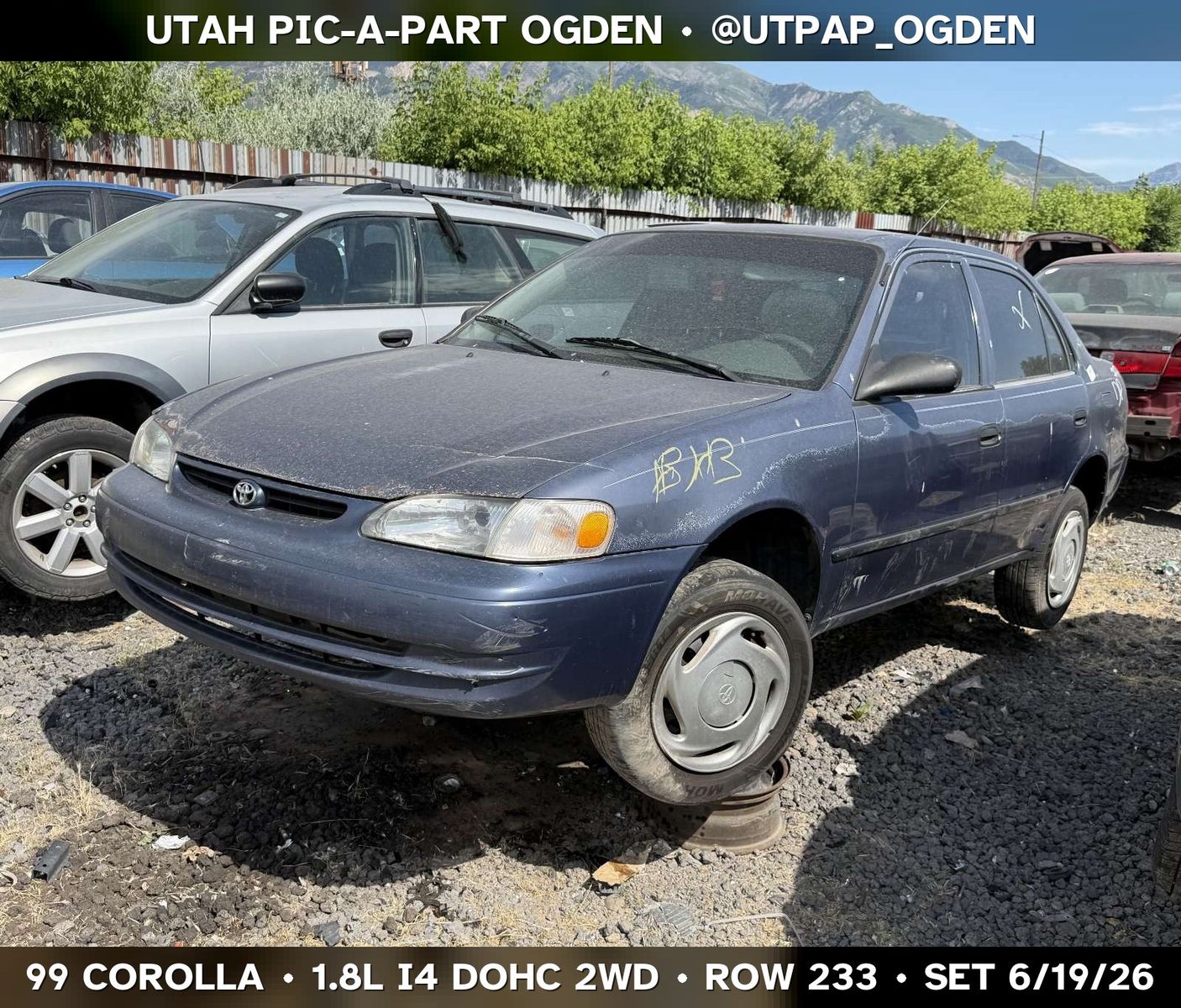 1999 Toyota Corolla Parts - UTPAP Ogden