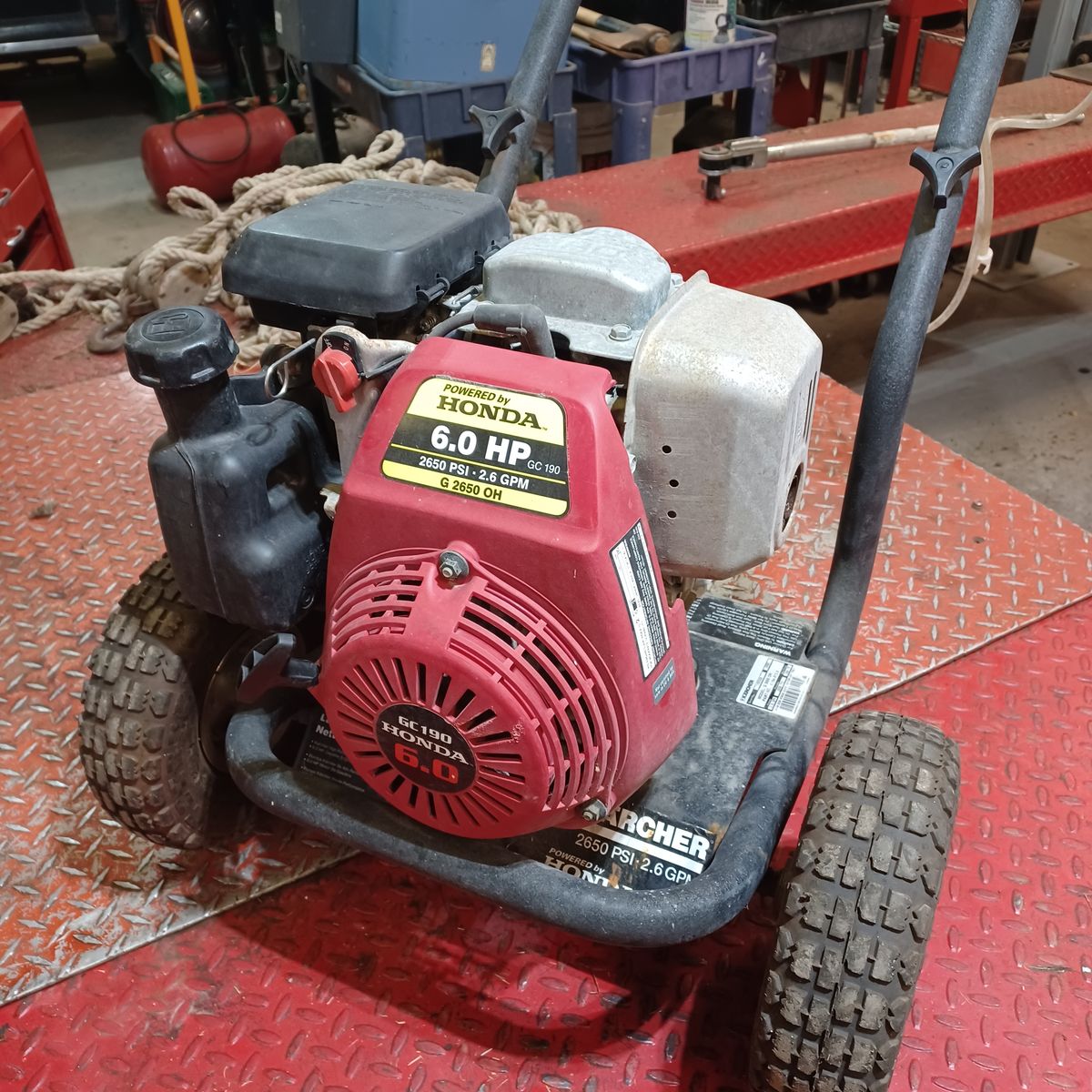 Pressure washer engine 6hp