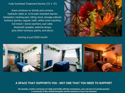 Beautiful high-end health & wellness office space available for rent