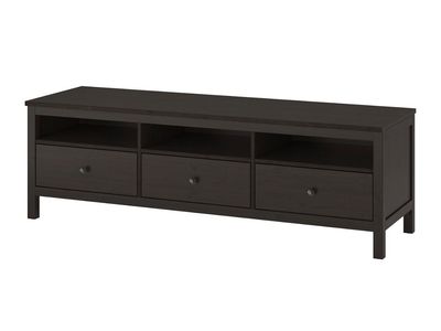 Ikea Hemnes TV Unit Black-Brown