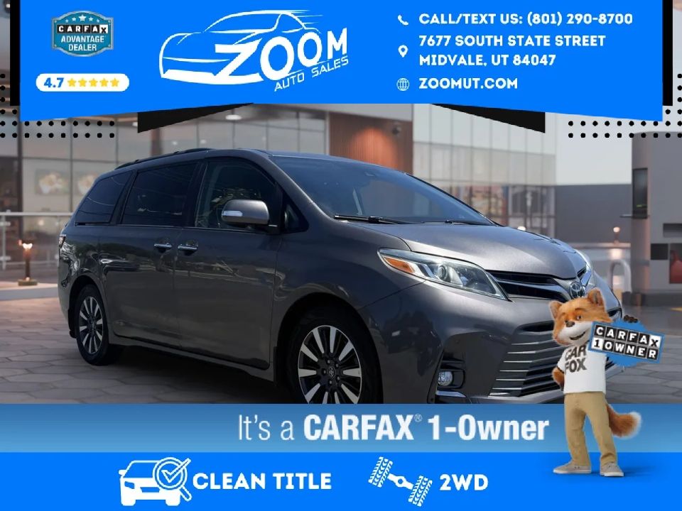 2018 Toyota Sienna Limited 7-Passenger