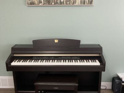 Yamaha Clavinova Digital Piano with Matching Bench - Dark Rosewood Finish