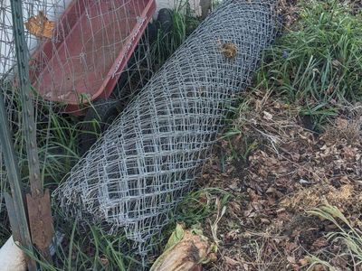 5 foot chain link fence roll about 35 feet long