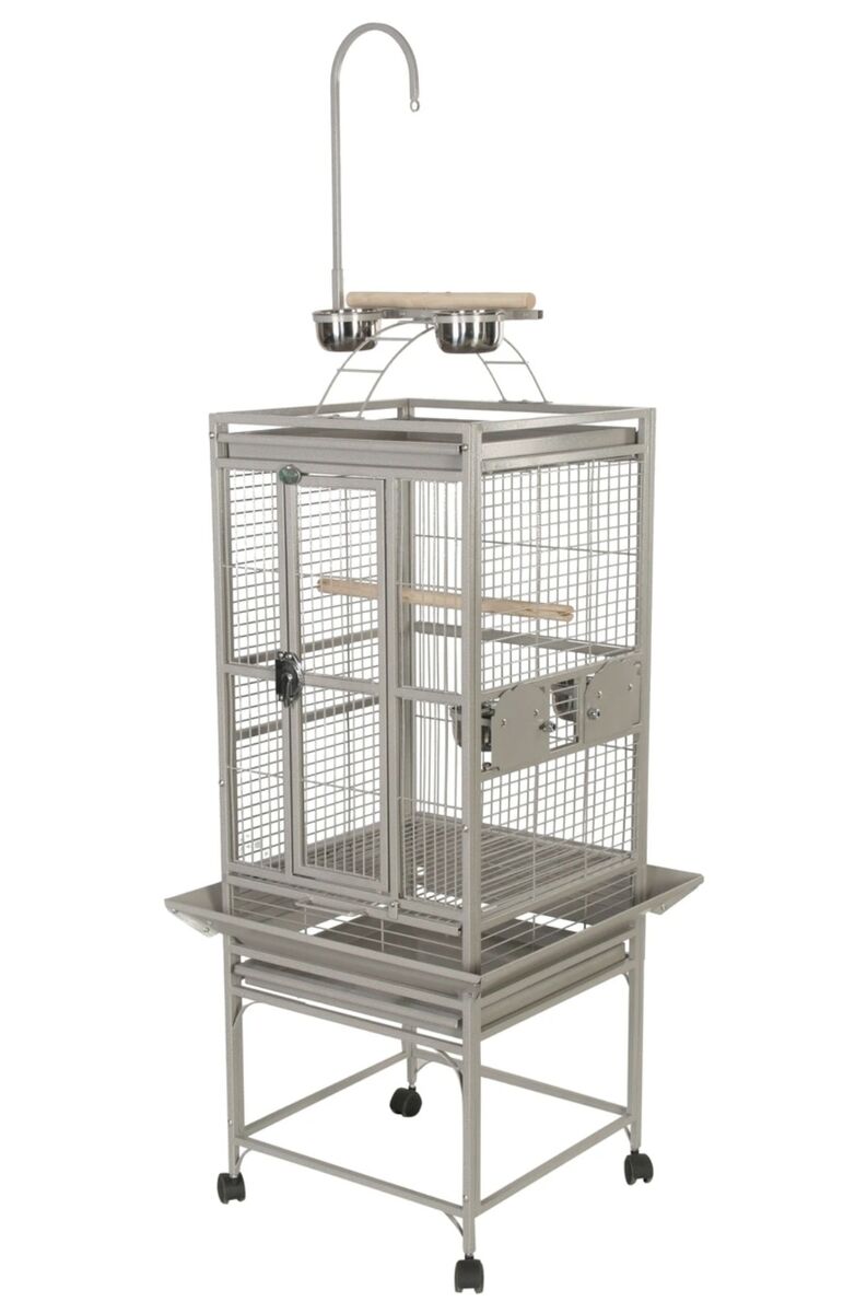 Bird Cage with Playtop & Seed Guard