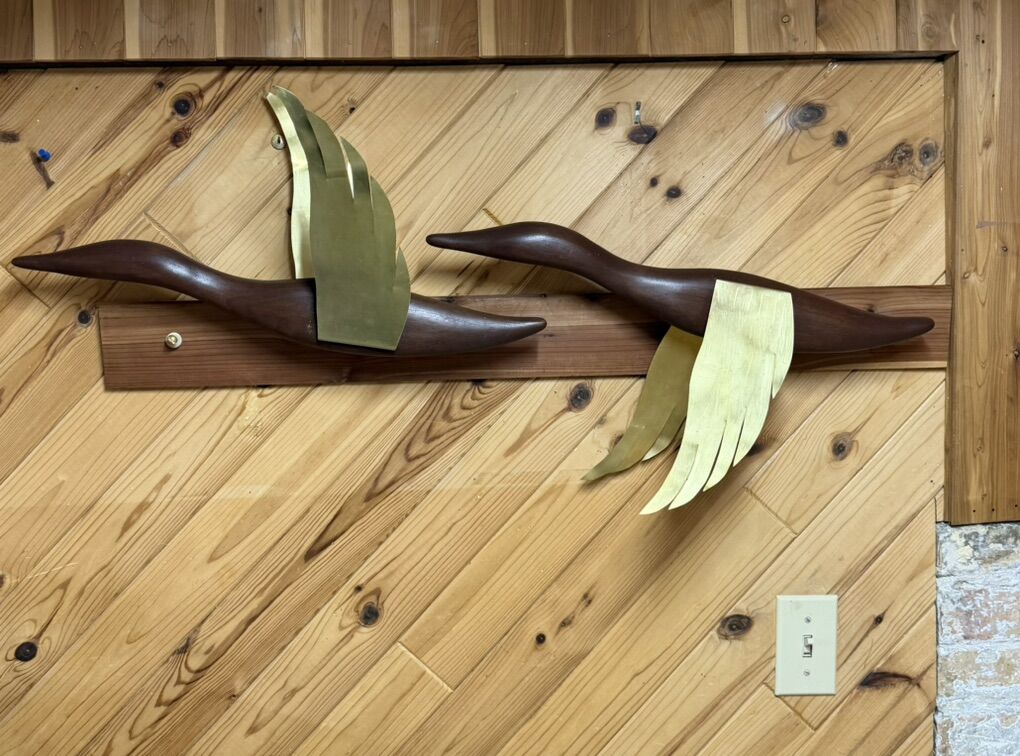 Vintage MCM Masketeer Wood/Brass Grese