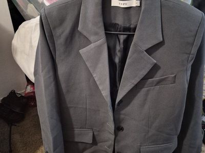 LVPU Grey Blazer Jacket Size S