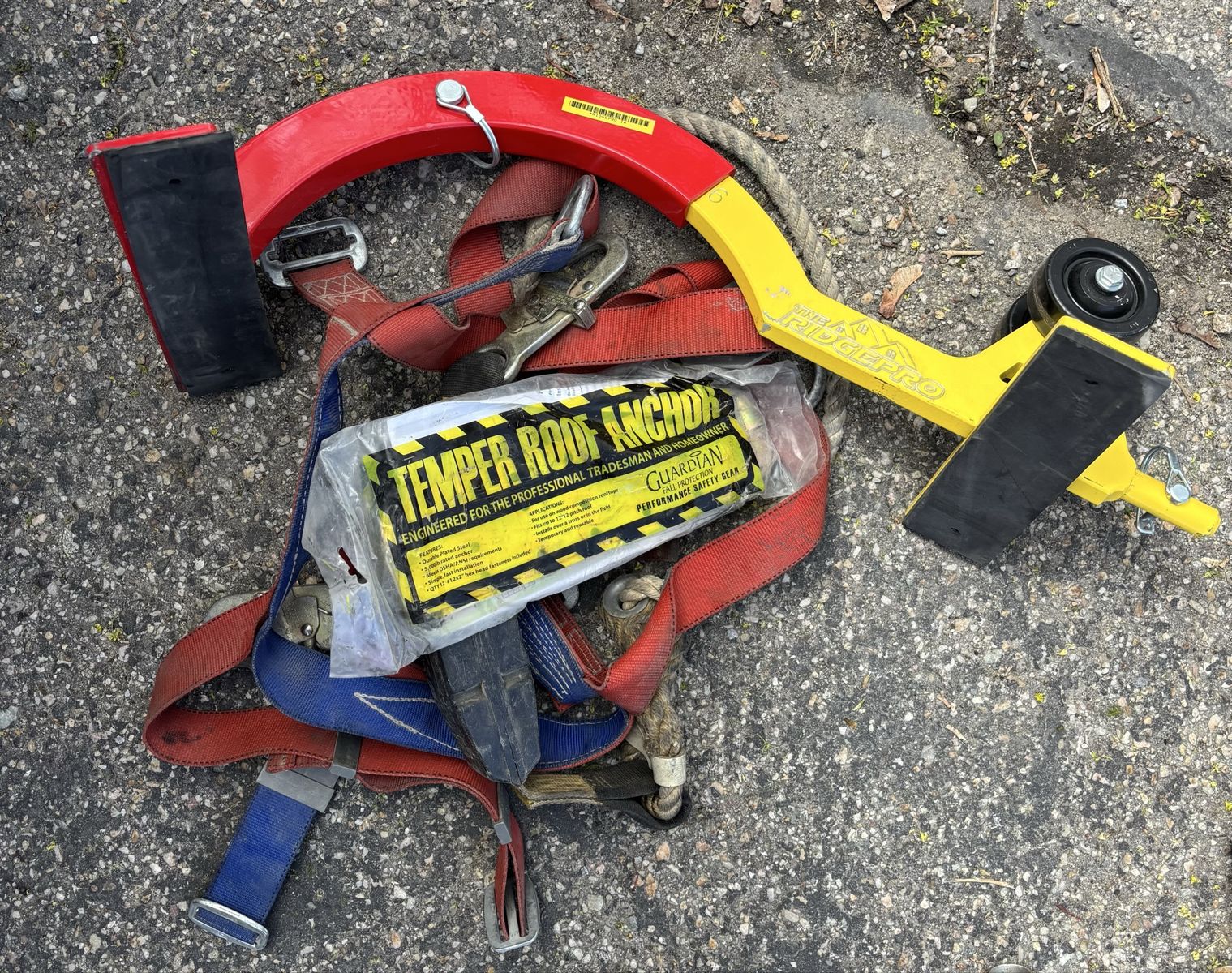 RidgePro Roof Safety Anchor Protection