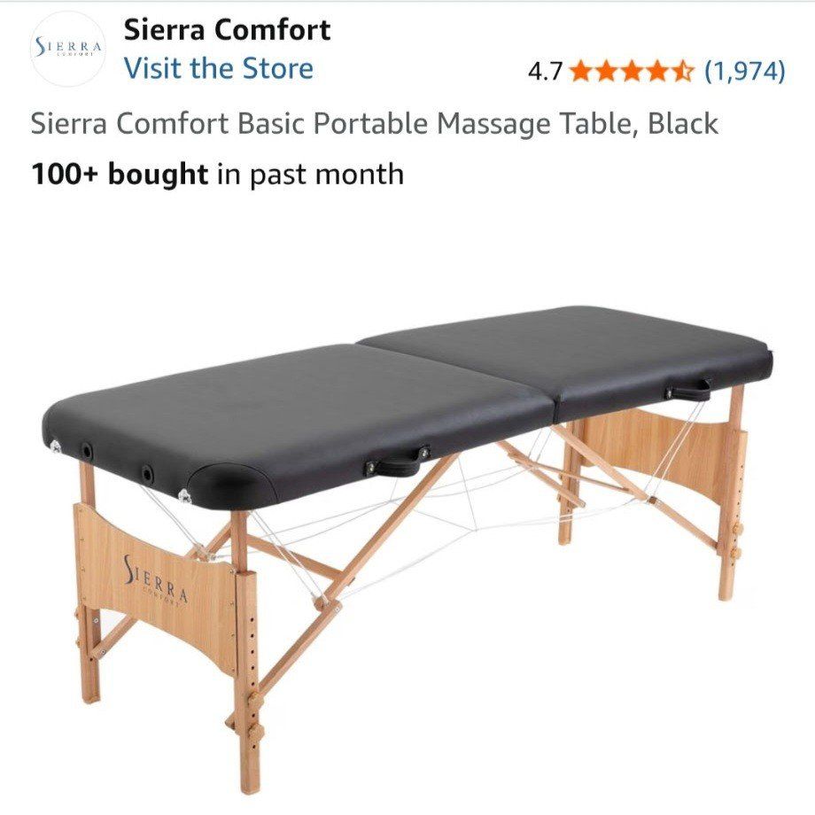 Portable massage/permanent makeup table