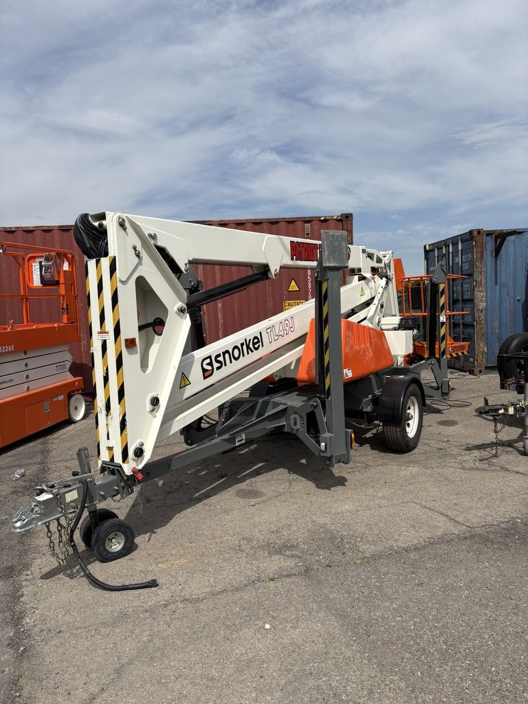 Snorkel 50' Towable Boom Lift Rental – Easy Reach for Home, Property & Exterior Work