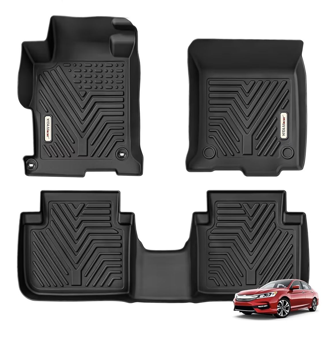 All Weather Floor Mats for Honda Accord