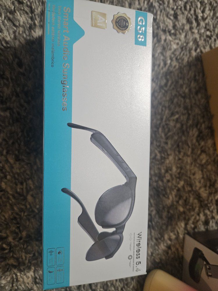 G58 Wireless 5.4 Smart Audio Sunglasses with AI Deduction - Brand New