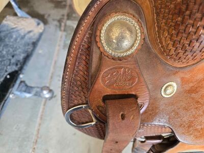 Bob's 16 inch reining saddle