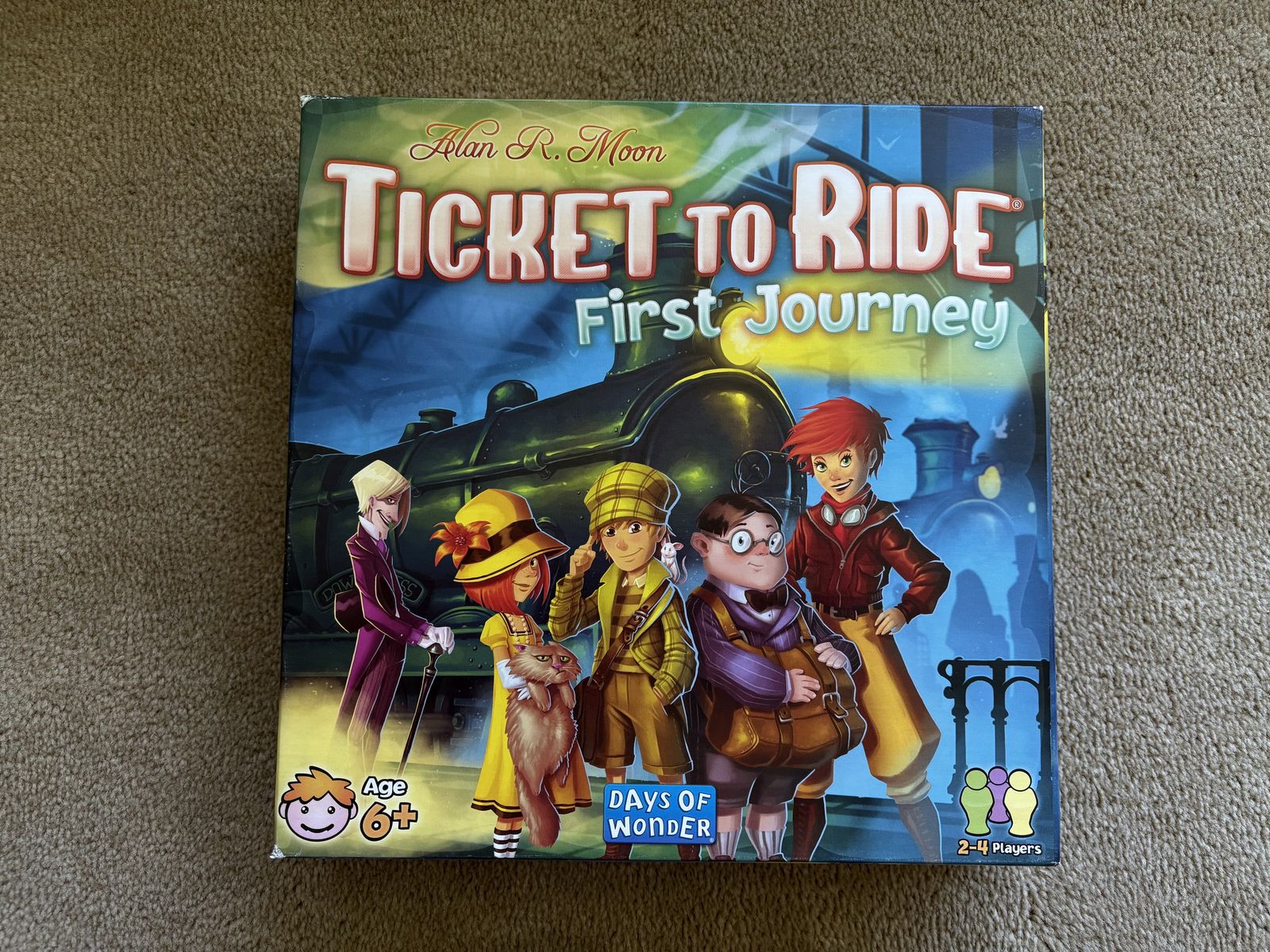COMPLETE Ticket to Ride: First Journey board game