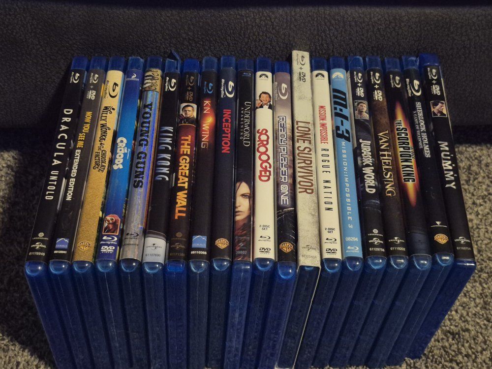 Misc Bluray Movies $5 Each