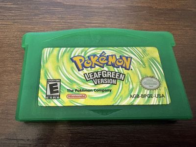 Pokemon Leaf Green for Nintendo Gameboy Advance gba - Excellent Condition