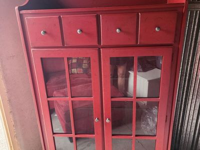 Red China Hutch