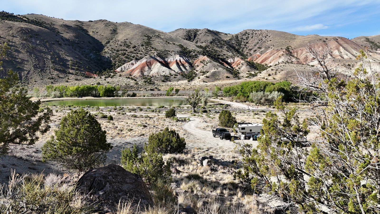 5.25 acres near Salina with paved access, water rights, power nearby, and views.