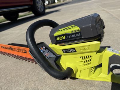 Ryobi 24” cordless hedge trimmer. $100 Or best offer.