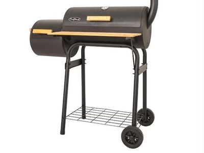 Fire Sense 43-Inch Offset Charcoal Grill Smoker