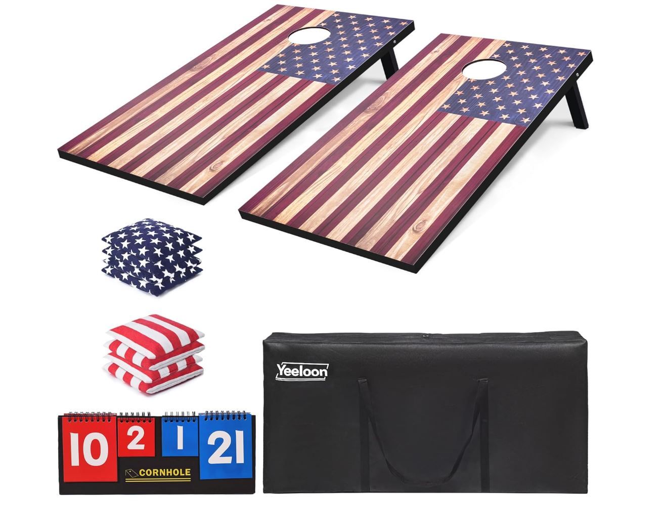 American Flag Cornhole-Brand New-Still In Box