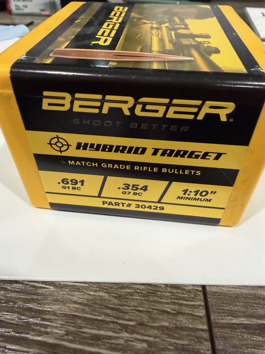Berger Hybrid Target 215 Grain 30 Cal
