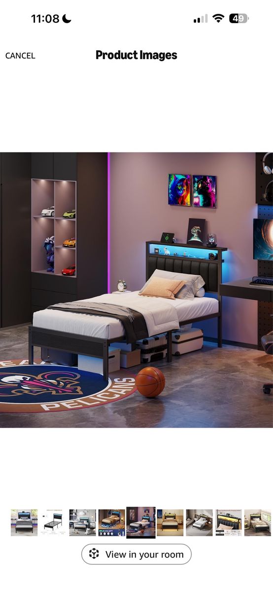 Twin size bed frame ( brand new)