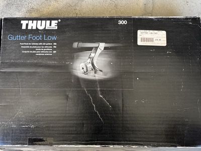 Thule 300 Gutter Foot Low Roof Rack System with SquareBars