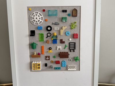 Handmade LEGO I Spy Framed Art — Kids Room Decor