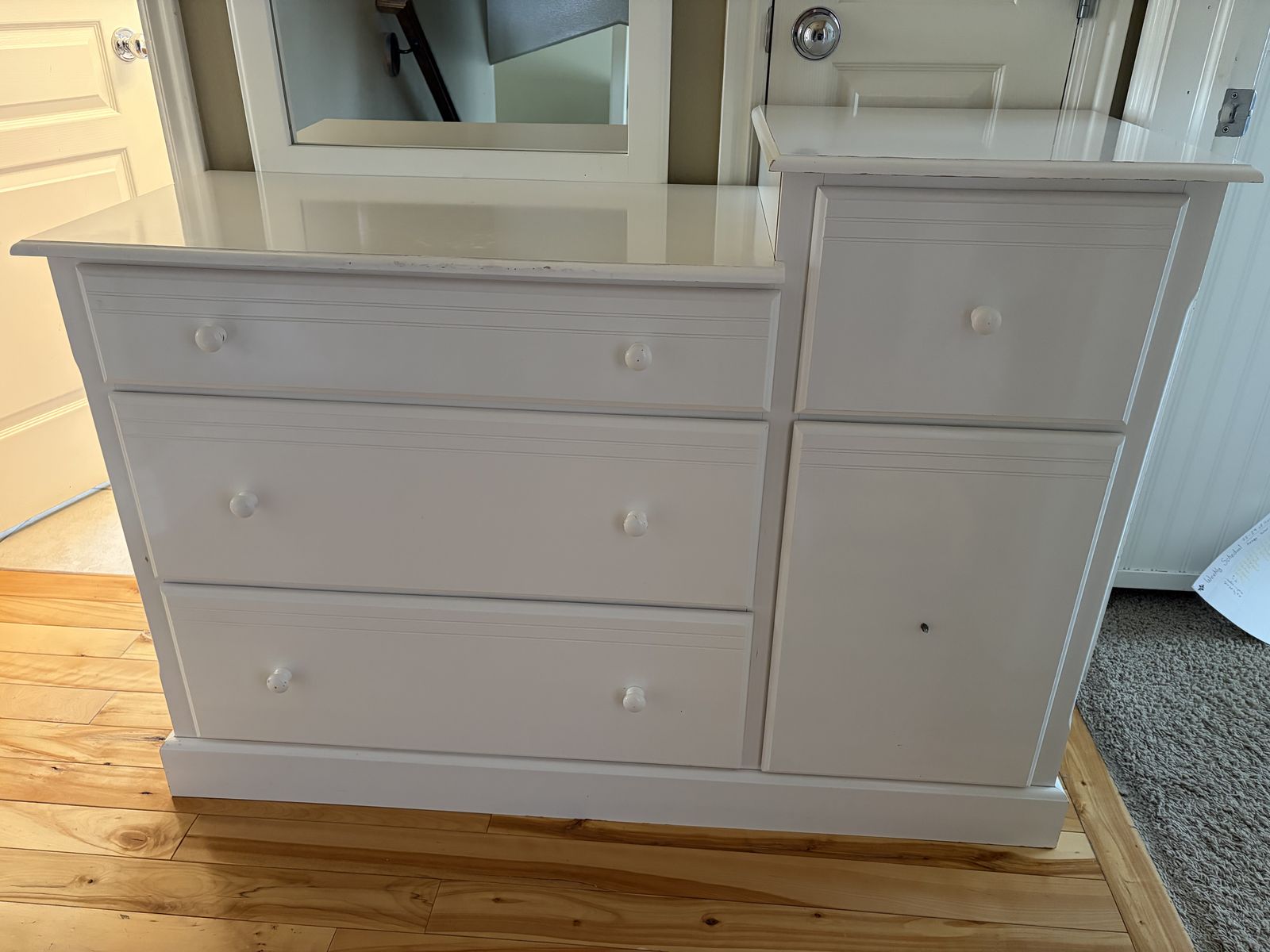 White Dresser/Changing Table