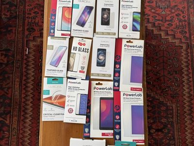 Assorted Cell Phone Cases and Screen Protectors Lot - Zizo, Quikcell, Tech21
