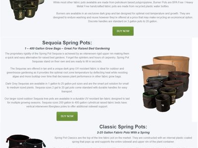 Nursery Fabric Planting Spring Pots - Approx. 70+ Pallets, $100k value. First $5k takes them.