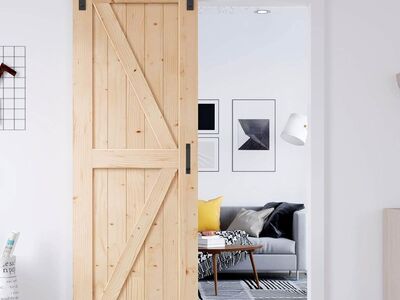 EaseLife 32in x 84in Sliding Barn Door