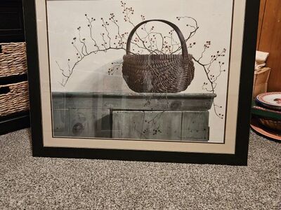 Beautiful black framed picture