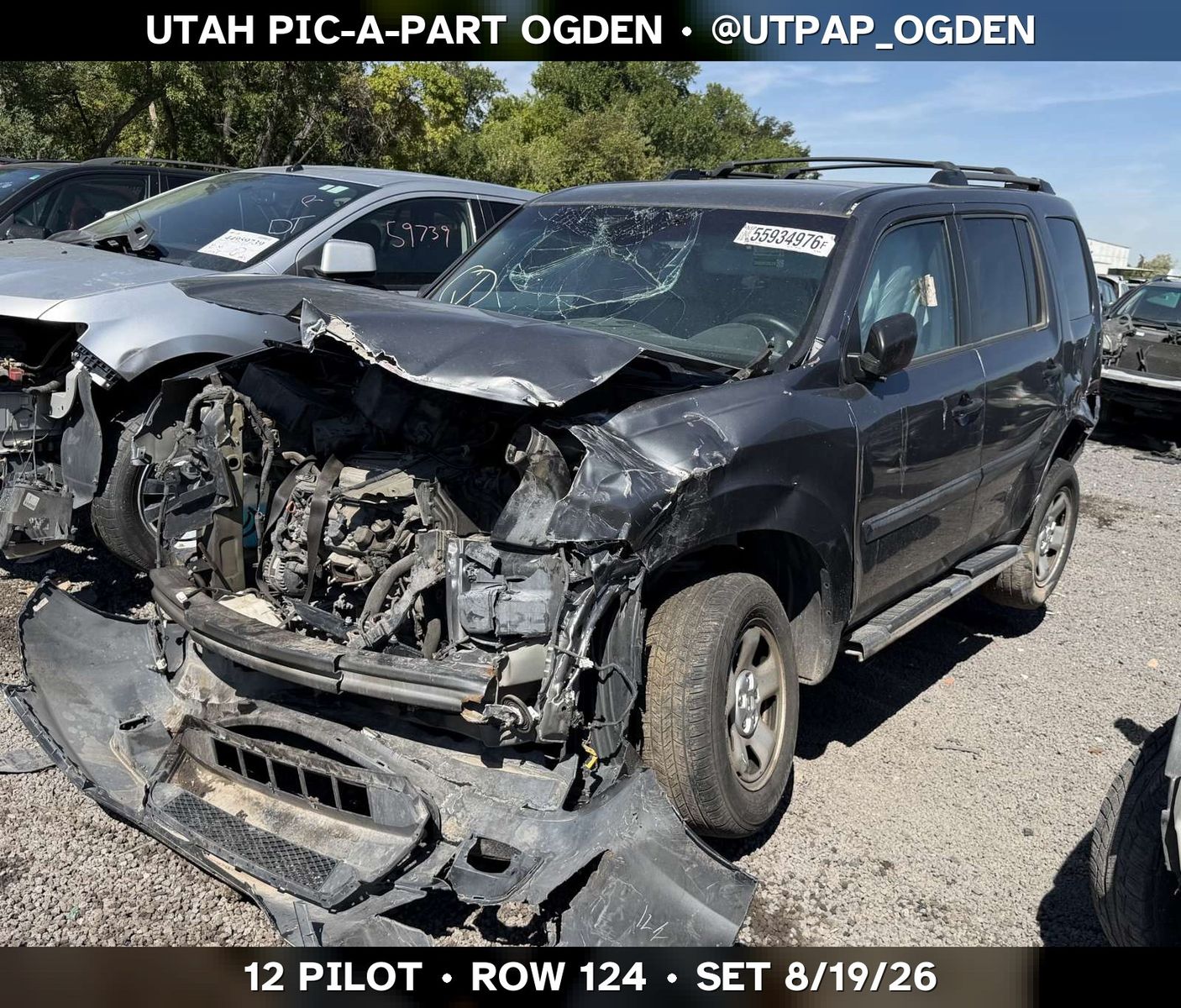 Just In! 2012 Honda Pilot Parts - UTPAP Ogden