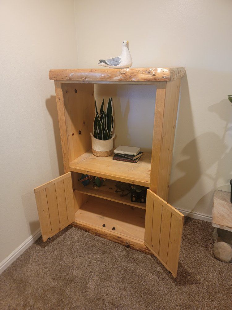 pine cabinet
