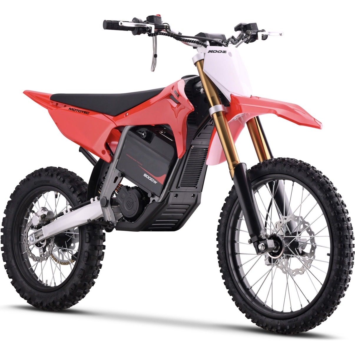 MotoTec 72v 8000w Pro Electric Dirt Bike - Like Surron Light Bee X & Talaria Sting